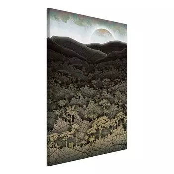 Фреска Artgeist Jungle Structure, серый