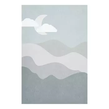 Фреска Artgeist Mysterious Night, серый