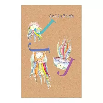 Фреска Komar ABC Animal J, разноцветный