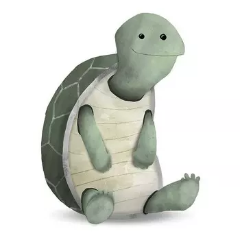 Фреска Komar Cute Animal Turtle цвет grn/schwarz/wei