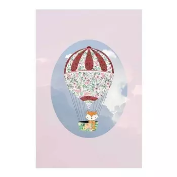 Фреска Komar Happy Balloon I, разноцветный