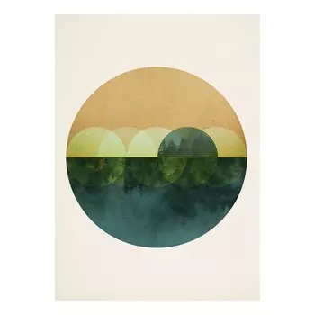 Фреска Komar Mirrors, разноцветный