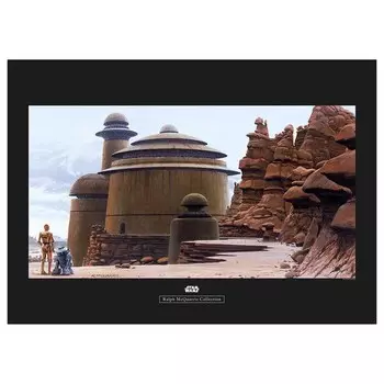 Фреска Komar Star Wars Jabbas Palace цвет braun/blau