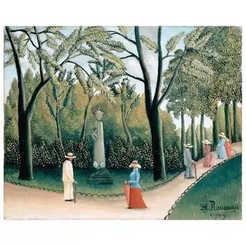 Фреска LegendArte Luxemburgische Grten, многоцветный