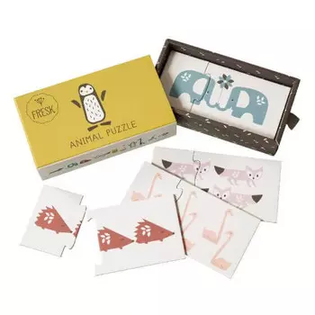 Фреска, пазл, Животные, 8 шт. Fresk