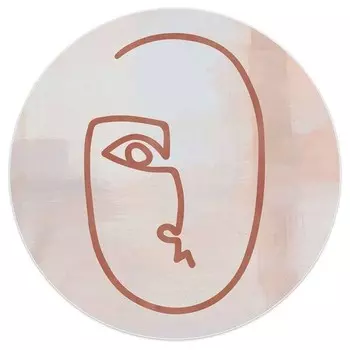 Фреска Reinders Gesicht Stiftzeichnung, бежевый