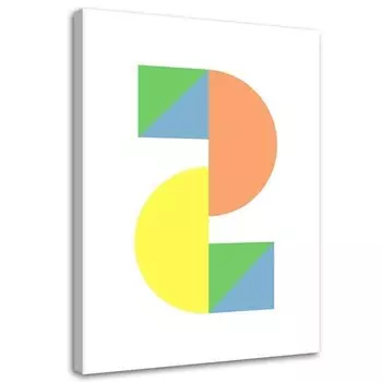 Фрески Feeby Abstrakt Geometrisch, красочный