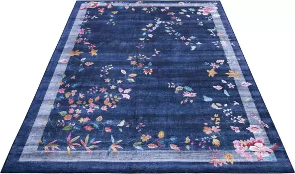 Freundin Home Collection дизайнерский ковер "Gloriosa", прямоугольный, винтажный дизайн, восточный стиль 200х290 см, темно-синий