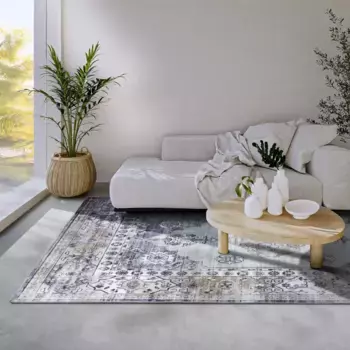 Freundin Home Collection ковер "Meridiem", прямоугольный, короткий ворс, противоскользящий, восточный, винтажный, классический, гостиная, прихожая 80х150 см, цвет goldfarben