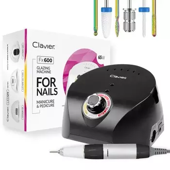 Фрезер для маникюра Clavier FX 600 65Вт 35000 об/мин, черный