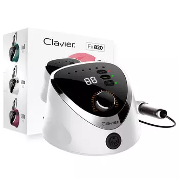 Фрезер для маникюра Clavier FX 820 - 65Вт 35000 об/мин, белый