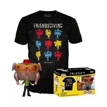 Friends — Bobble Head Pop N° 706 — Моника С/Турция + футболка Funko