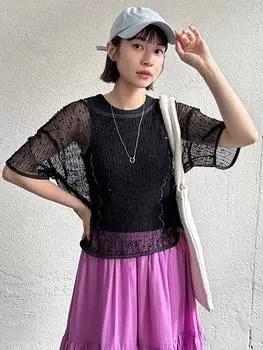 FRIFUL женский летний однотонный топ с круглым вырезом и открытыми плечами, черный цвет