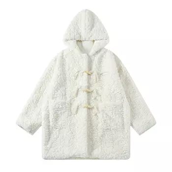 FRLMK Женская бархатная куртка, Белый