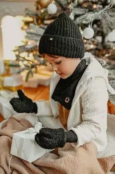 FRODE детские перчатки Jamiks, черный