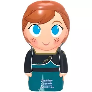 Frozen Ii Гель для душа и шампунь 2-в-1 «Анна» с формулой мягкого ухода и фруктово-цветочным ароматом, 400 мл, Air-Val