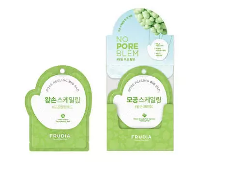 Frudia Green Grape Pore Peeling Pad одноразовая отшелушивающая подушечка на основе экстракта винограда 1мл