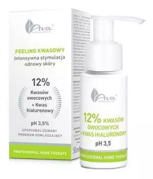 Фруктовые кислоты + гиалуроновая кислота, 50мл Ava PHT Acid Peeling 12%