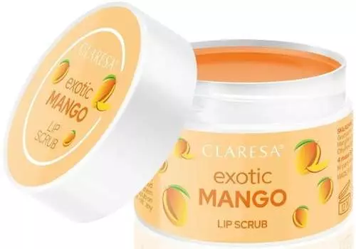 Фруктовый пилинг для губ, 02 экзотического манго, 15 г Claresa