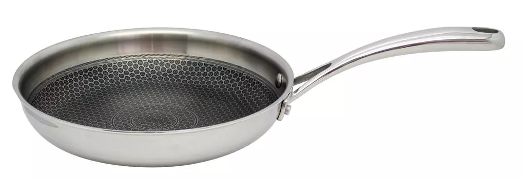 Frying pan антипригарное покрывало relief greblon Elo, серебряный