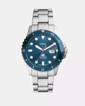 FS6050 стальные мужские часы Fossil, серебряный