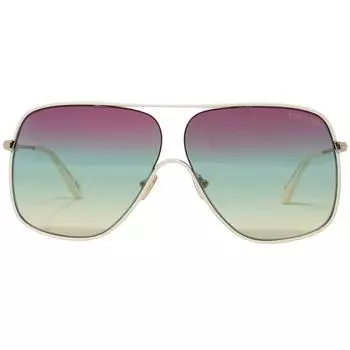 FT0841 28Z Золотистые солнцезащитные очки Brady Tom Ford, золото
