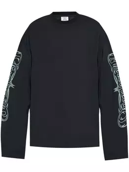 Фтболка VETEMENTS, синий