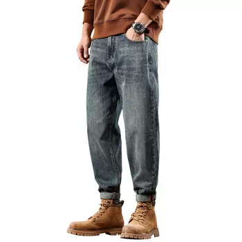 FUERZA Джинсы унисекс синие