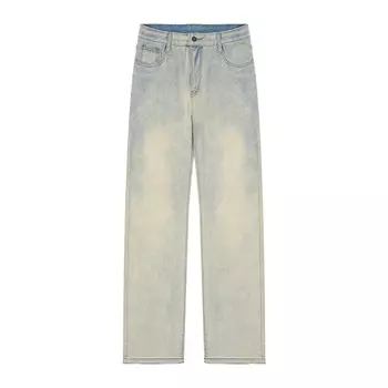 FUERZA Джинсы унисекс Желтая Грязь