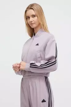 Фуфайка adidas, фиолетовый
