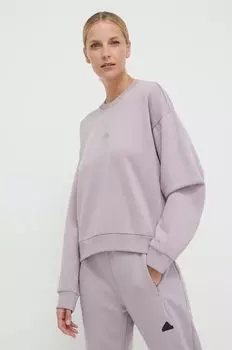 Фуфайка adidas, фиолетовый