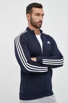 Фуфайка adidas, темно-синий