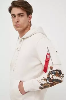Фуфайка Alpha Industries, бежевый