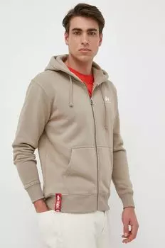 Фуфайка Alpha Industries, бежевый