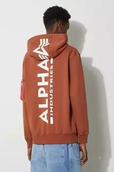 Фуфайка Alpha Industries, коричневый