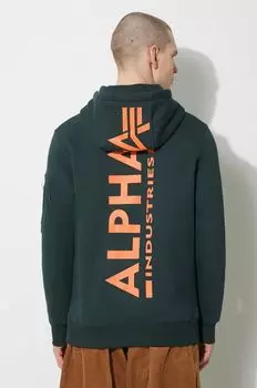 Фуфайка Alpha Industries, зеленый