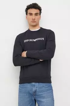 Фуфайка Emporio Armani, темно-синий