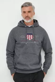 Фуфайка Gant, серый