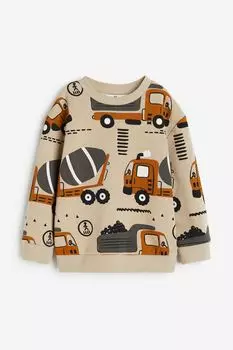 Фуфайка H&M, бежевый