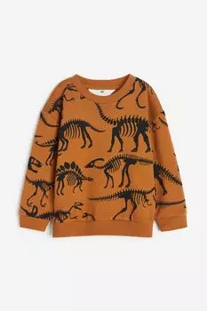 Фуфайка H&M, коричневый