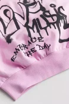 Фуфайка H&M, розовый