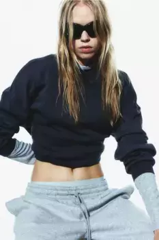 Фуфайка H&M, серый