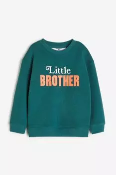 Фуфайка H&M, зеленый
