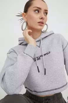 Фуфайка Karl Lagerfeld Jeans, серый