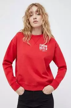 Фуфайка Levi's, красный