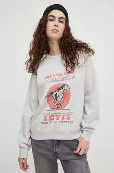 Фуфайка Levi's, серый