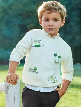 Фуфайка Mayoral, белый