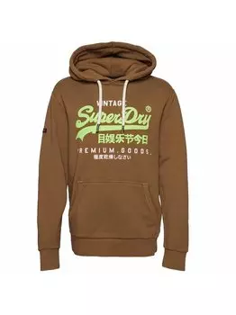Фуфайка Superdry, коричневый