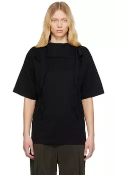 Фулярная футболка Lemaire, черный