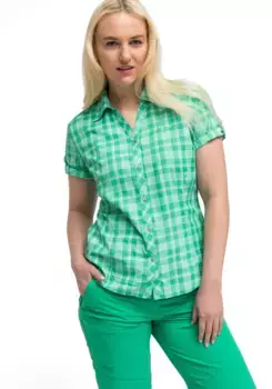 Функциональная блузка Maier Sports "Jara S/S W", особенно быстро сохнет, зеленый
